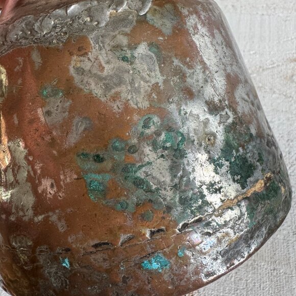 Vintage Metal Jug With Lots of Tarnishing and Wear - Picture 10 of 10